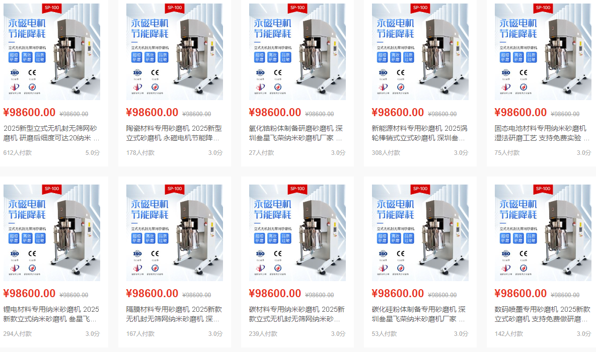 砂磨機(jī)分類